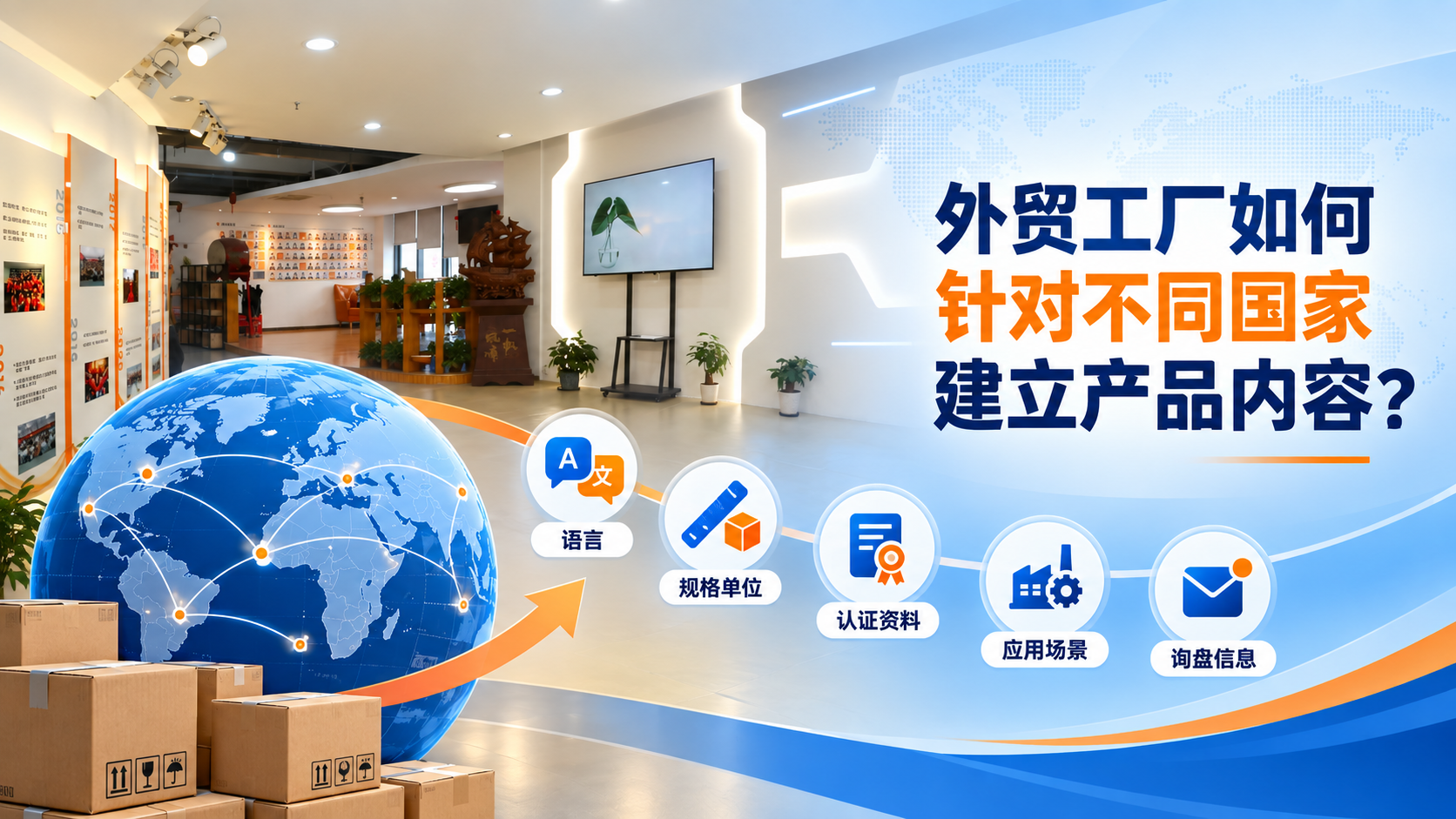 外貿(mào)工廠不同國家產(chǎn)品內(nèi)容配圖