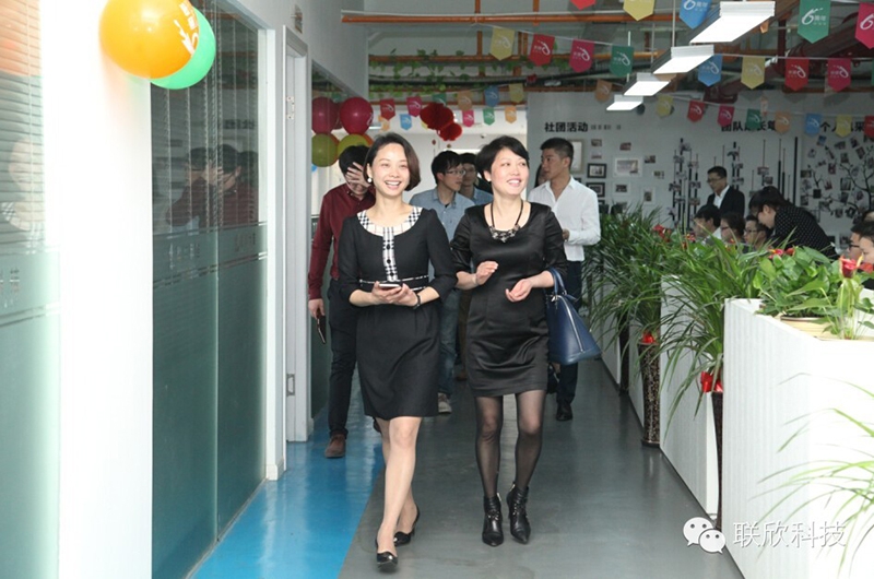 溫州市發(fā)改委局長(zhǎng)蒞臨聯(lián)欣科技視察工作