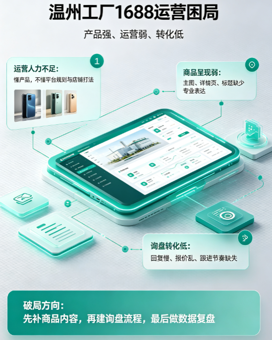 溫州工廠如何提升 1688 店鋪的曝光和詢盤？